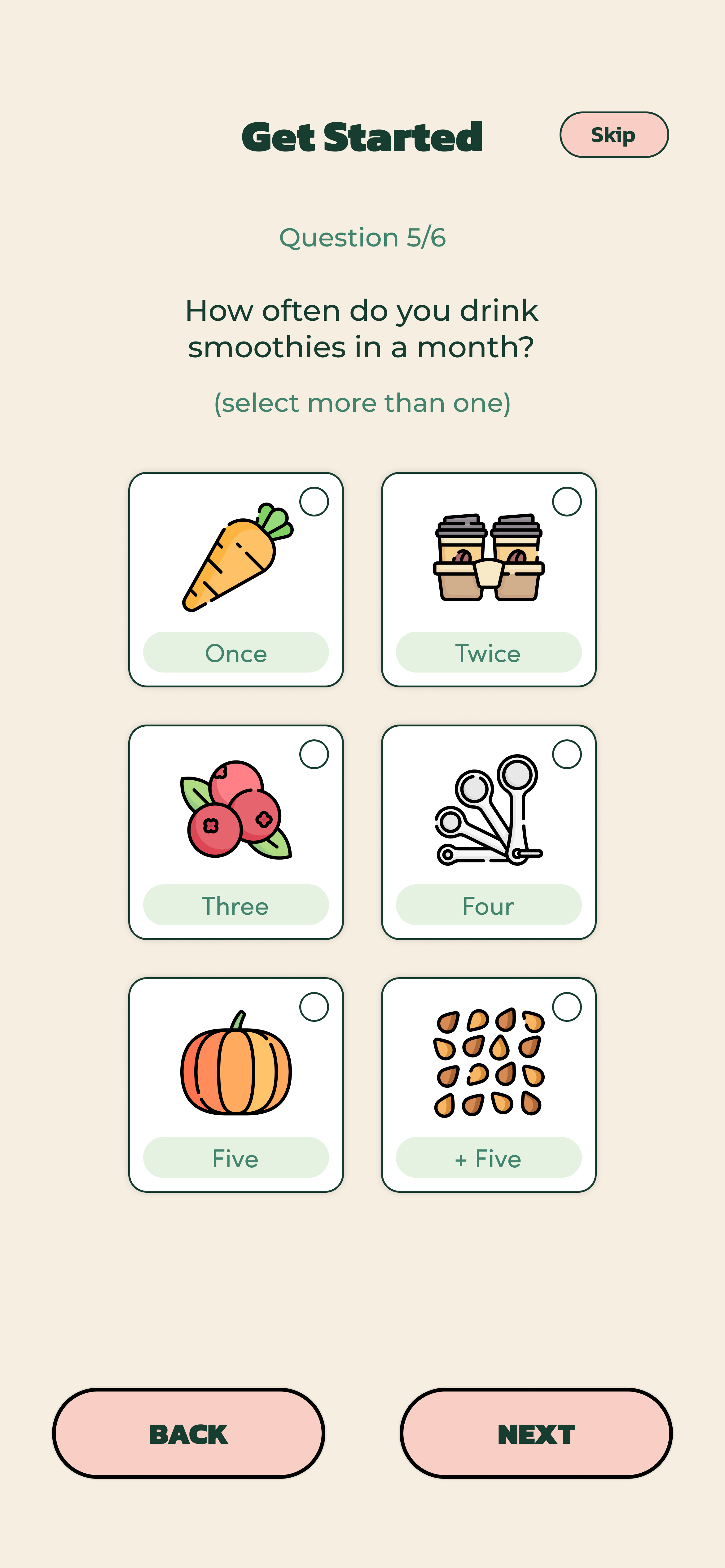 BlitzBar app screen