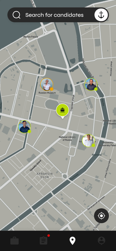 SeaMe app screen